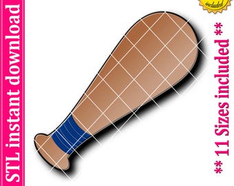 Baseball Bat Cookie Cutter STL File (Digital Download)