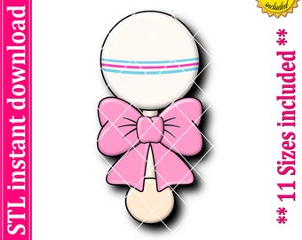 Baby Rattle Cookie Cutter STL File Instant Download, STL Cookie Cutter File