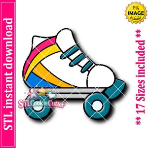 Roller Skate Cookie Cutter STL File (Digital Download)