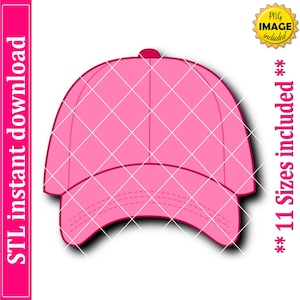 Baseball Cap Cookie Cutter STL File Instant Download, STL Cookie Cutter File
