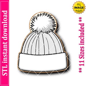 Snow Cap Cookie Cutter STL File (Digital Download)