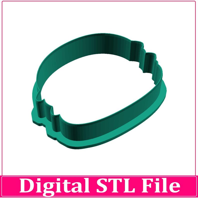 STL-bestand voor burgerkoekjes uitsteker, 11 formaten (digitale download) afbeelding 2