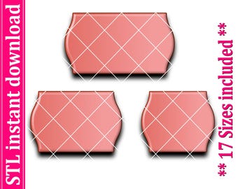 Curved Rectangle Cookie Cutter STL File (Digital Download)