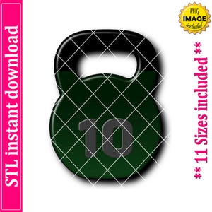 Kettlebell Cookie Cutter STL File Instant Download, STL Cookie Cutter File