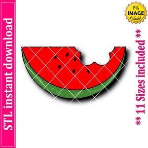 Wassermelone Cookie Cutter STL Datei Sofortiger Download, STL Cookie Cutter Datei