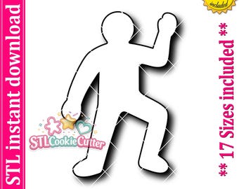 Crime Scene Cookie Cutter STL File (Digital Download)