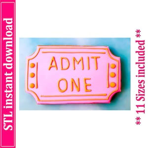 Rectangle Plaque Cookie Cutter STL File Instant Download, STL Cookie Cutter File