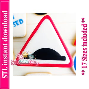 Triangle Cookie Cutter STL File, Rounded Corner (Digital Download)