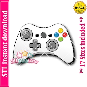 Game Controller Cookie Cutter STL File (Digital Download)