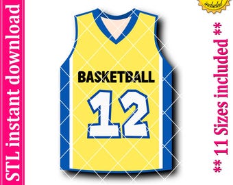 STL-bestand voor koekjesuitsteker jersey (digitale download)