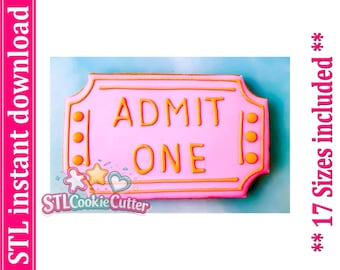Rectangle Plaque Cookie Cutter STL File (Digital Download)