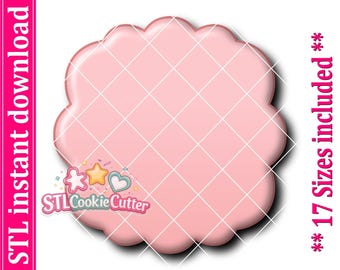 Plaque Cookie Cutter STL File (Digital Download)