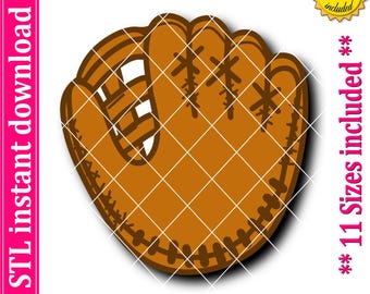 Baseball Glove Cookie Cutter STL File (Digital Download)