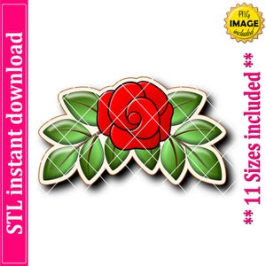 Flower Cookie Cutter STL File Instant Download, STL Cookie Cutter File