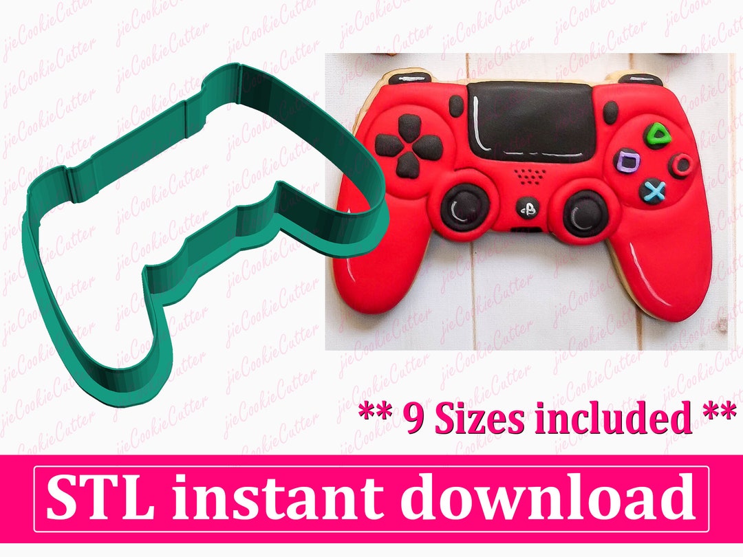 Game Controller Cookie Cutter STL File Instant Download, STL Cookie Cutter File Etsy