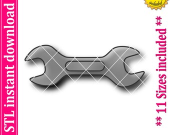Wrench Cookie Cutter STL File (Digital Download)