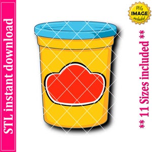 Modeling Compound Cup Cookie Cutter STL File Instant Download, STL Cookie Cutter File