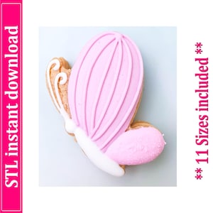 Butterfly Cookie Cutter STL File Instant Download, STL Cookie Cutter File