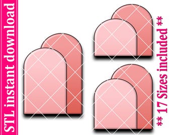 Double Arch Shape Cookie Cutter STL File (Digital Download)