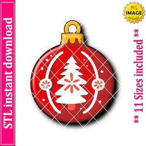 Descarga instantánea del archivo STL para cortador de galletas con forma de adorno navideño, archivo STL para cortador de galletas