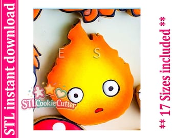 Fire Cookie Cutter STL File (Digital Download)