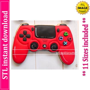 Game Controller Cookie Cutter STL File, 11 Sizes (Digital Download)