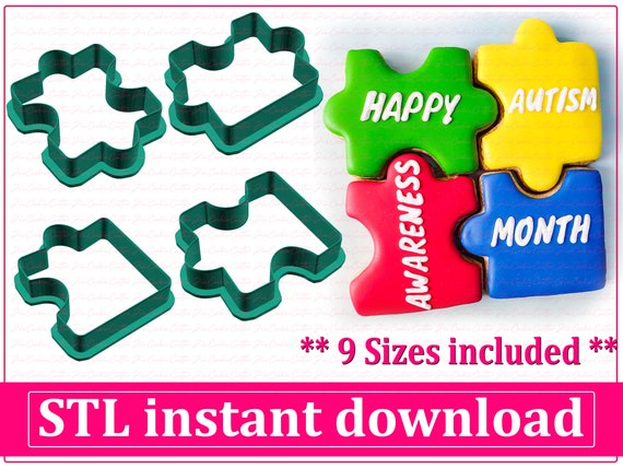 Jigsaw Puzzle Cutter Template by zcassell, Download free STL model