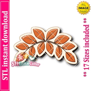 Leaf Cookie Cutter STL File (Digital Download)
