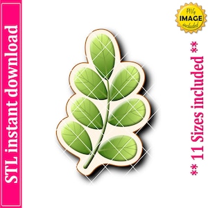 Leaf Cookie Cutter STL-bestand direct downloaden, STL Cookie Cutter-bestand
