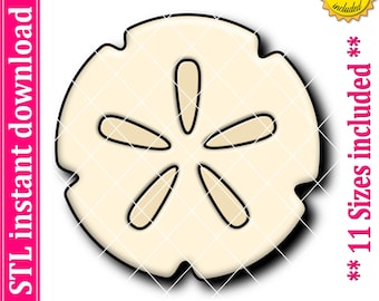 Sand Dollar Cookie Cutter STL File (Digital Download)