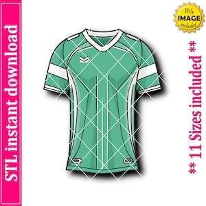 Football Jersey Cookie Cutter STL File Instant Download, STL Cookie Cutter File