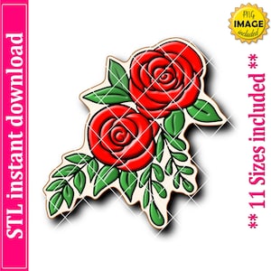 Flower Cookie Cutter STL File Instant Download, STL Cookie Cutter File