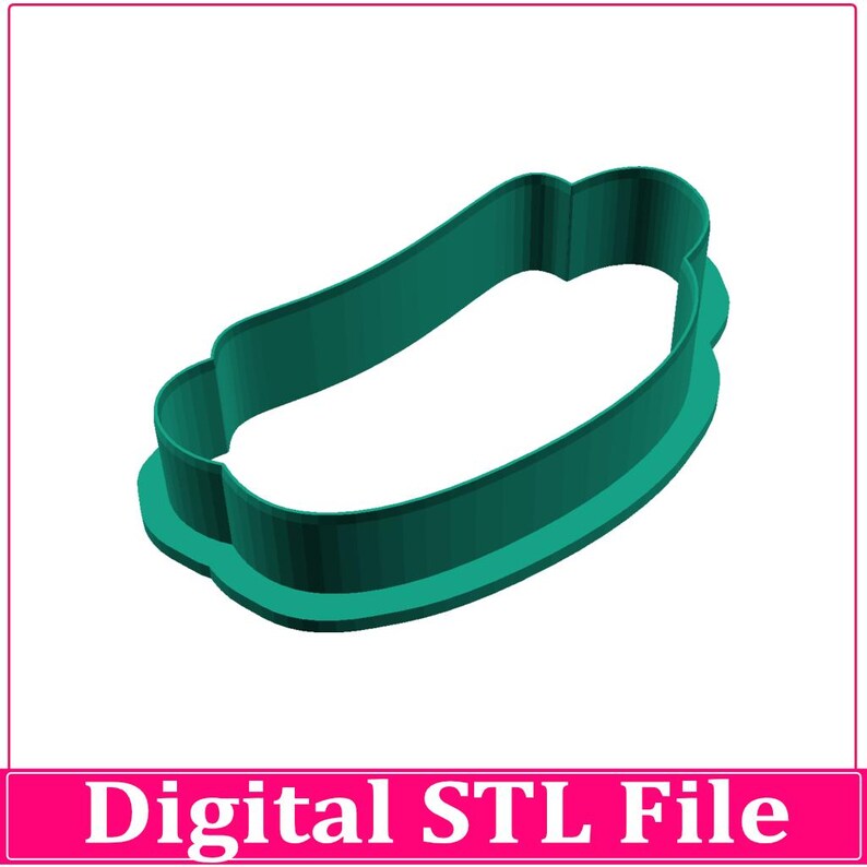 Hot Dog Cookie Cutter STL File (Digital Download) image 2