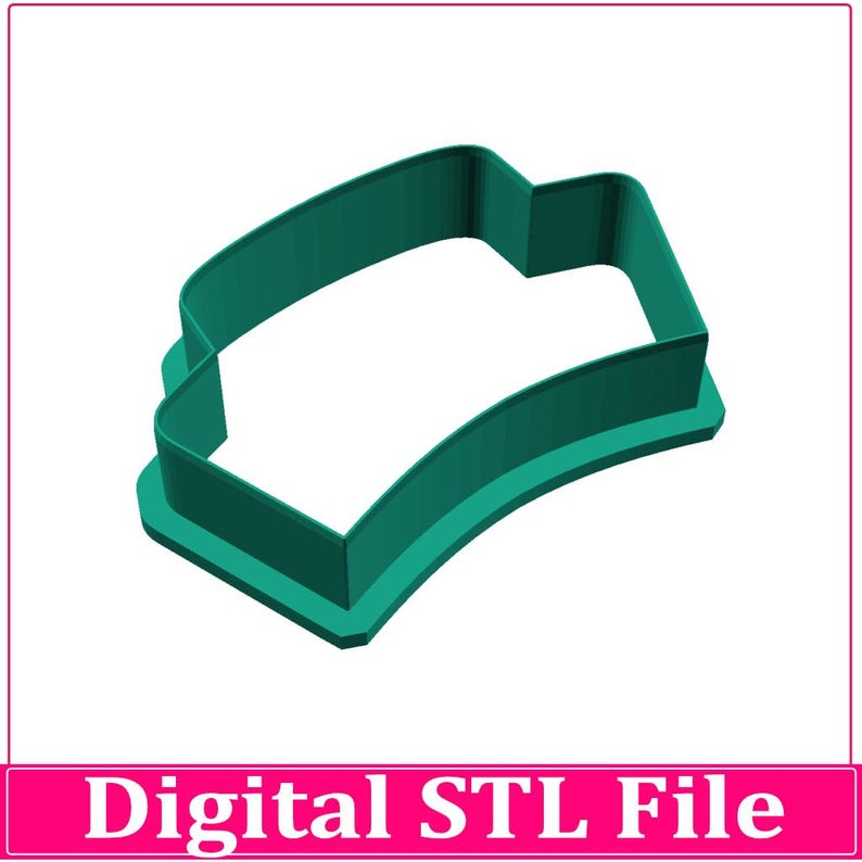 Nurse Cap Cookie Cutter STL File (Digital Download) image 2