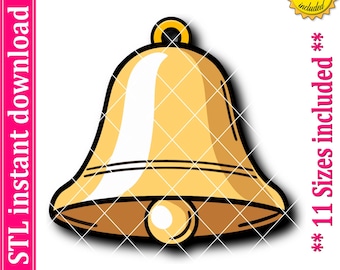 Bell Cookie Cutter STL File (Digital Download)