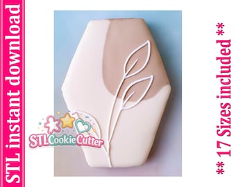 Stretch Hexagon Cookie Cutter STL File (Digital Download)