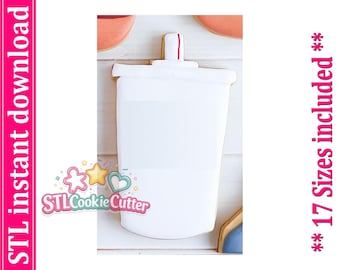 Soft Drink Cookie Cutter STL File (Digital Download)