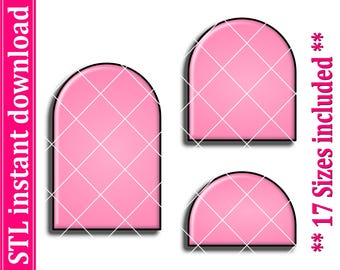 File STL per tagliare biscotti a forma di arco (download digitale)