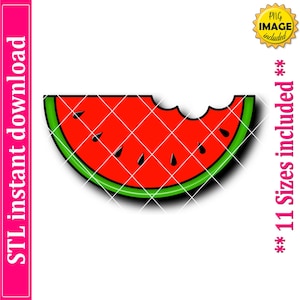 Wassermelone Cookie Cutter STL Datei Sofortiger Download, STL Cookie Cutter Datei