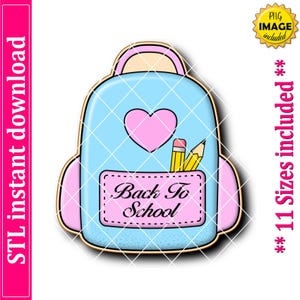 Back Pack Cookie Cutter STL-bestand direct downloaden, STL Cookie Cutter-bestand