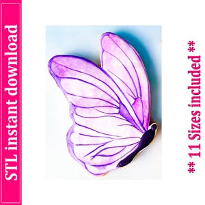 Butterfly Cookie Cutter STL File Instant Download, STL Cookie Cutter File