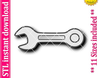 Wrench Cookie Cutter STL File (Digital Download)