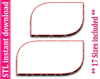 Plaque Cookie Cutter STL File (Digital Download)