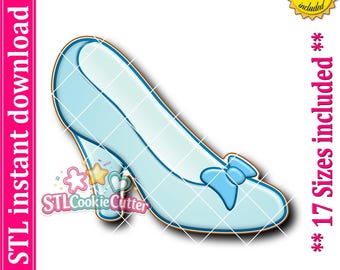 High Heel Cookie Cutter STL File (Digital Download)
