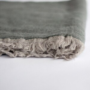 Boiled wool handwoven throw/ blanket