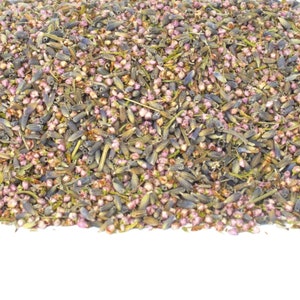 Mélange de confettis de mariage n° 16 confettis naturels confettis véritables pétales confettis biodégradables fleurs séchées bruyère lavande 1L