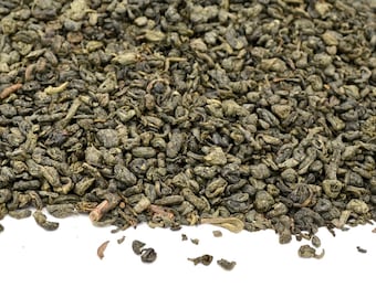 Organic Premium Gunpowder Temple of Heaven Green Tea 50g 100g - Loose Leaf Tea, Thick Leaf, Highest Quality, Antioxidant, Organic