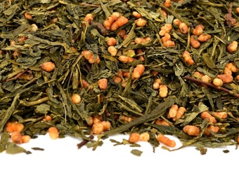 Bio Genmaicha Grüner Tee 50g 200g Gen Maicha Brauner Reis Tee - Loser Blatt Tee - Hohe A Qualität - EU Lieferant