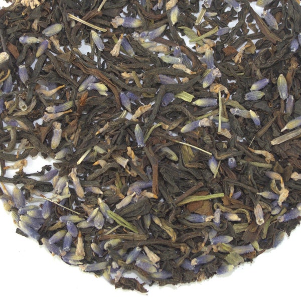 BIO Earl Grey Lavendel Schwarzer Tee 50g 200g Bergamotte Tee - Hochwertige A Qualität - Feinster Loser Blatt Tee - EU Lieferant