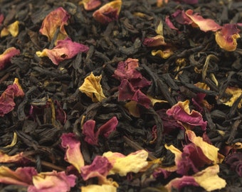 Organic Earl Grey Rose Black Tea 500g - 1kg Bergamot Tea - High A Quality - Finest Loose Leaf Tea - EU Supplier